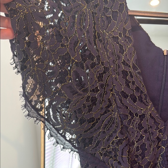 GUC Dress The Population Lidia Lace V-Neck Cocktail Dress - Picture 3 of 11